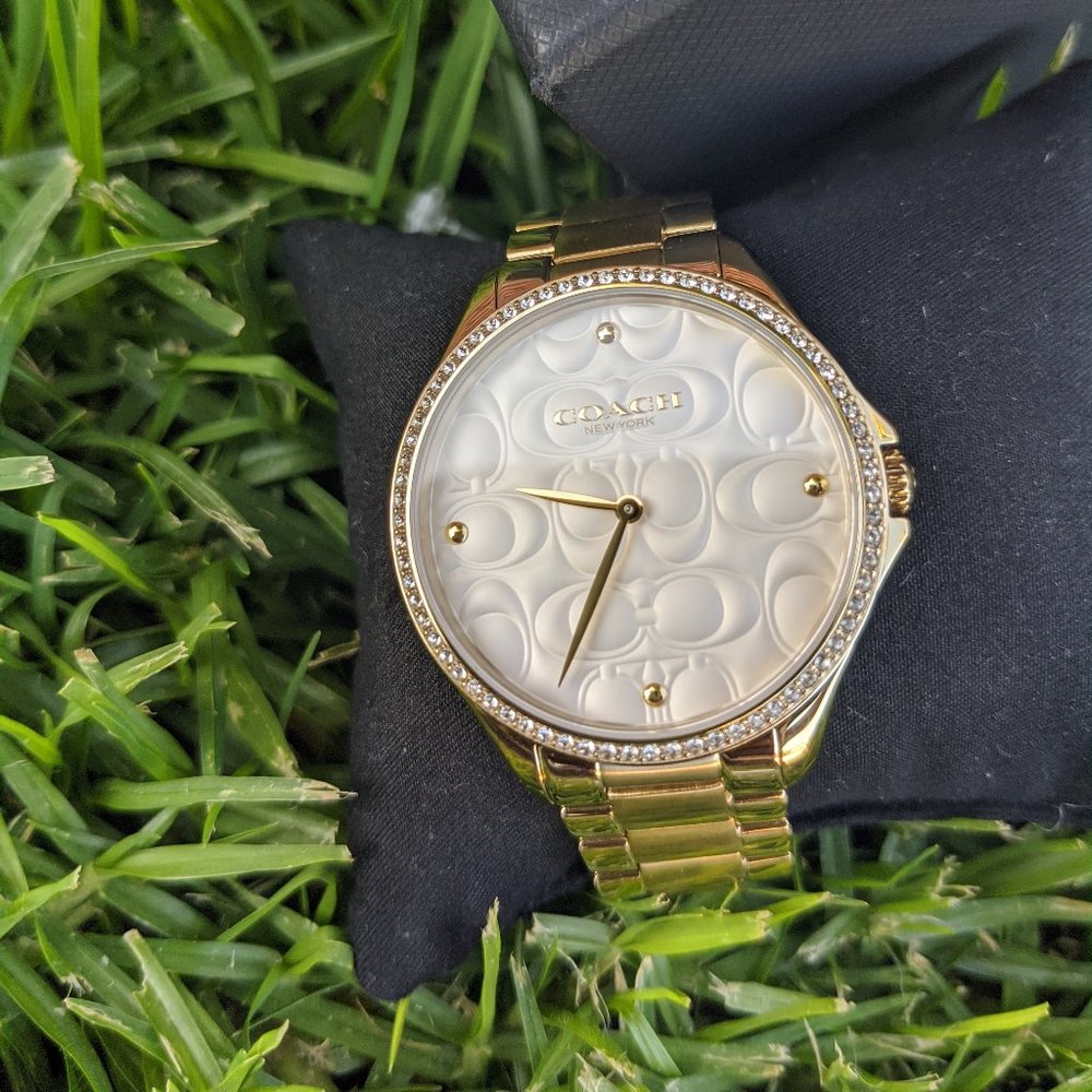 Coach Astor Women's Gold and Stainless Steel Watch